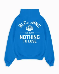 BAD HABITS HOODIE | Blauw