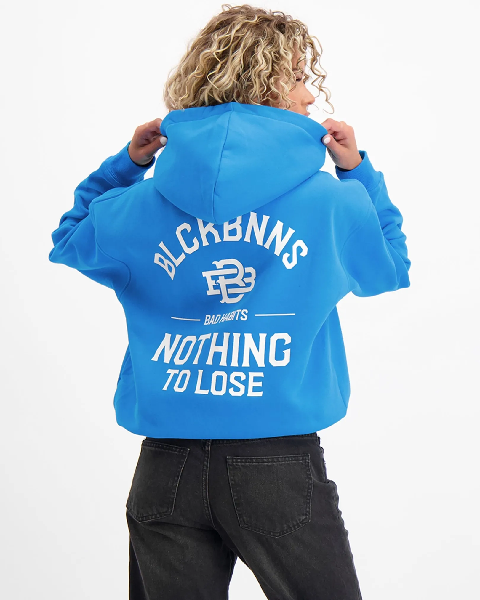 BAD HABITS HOODIE | Blauw