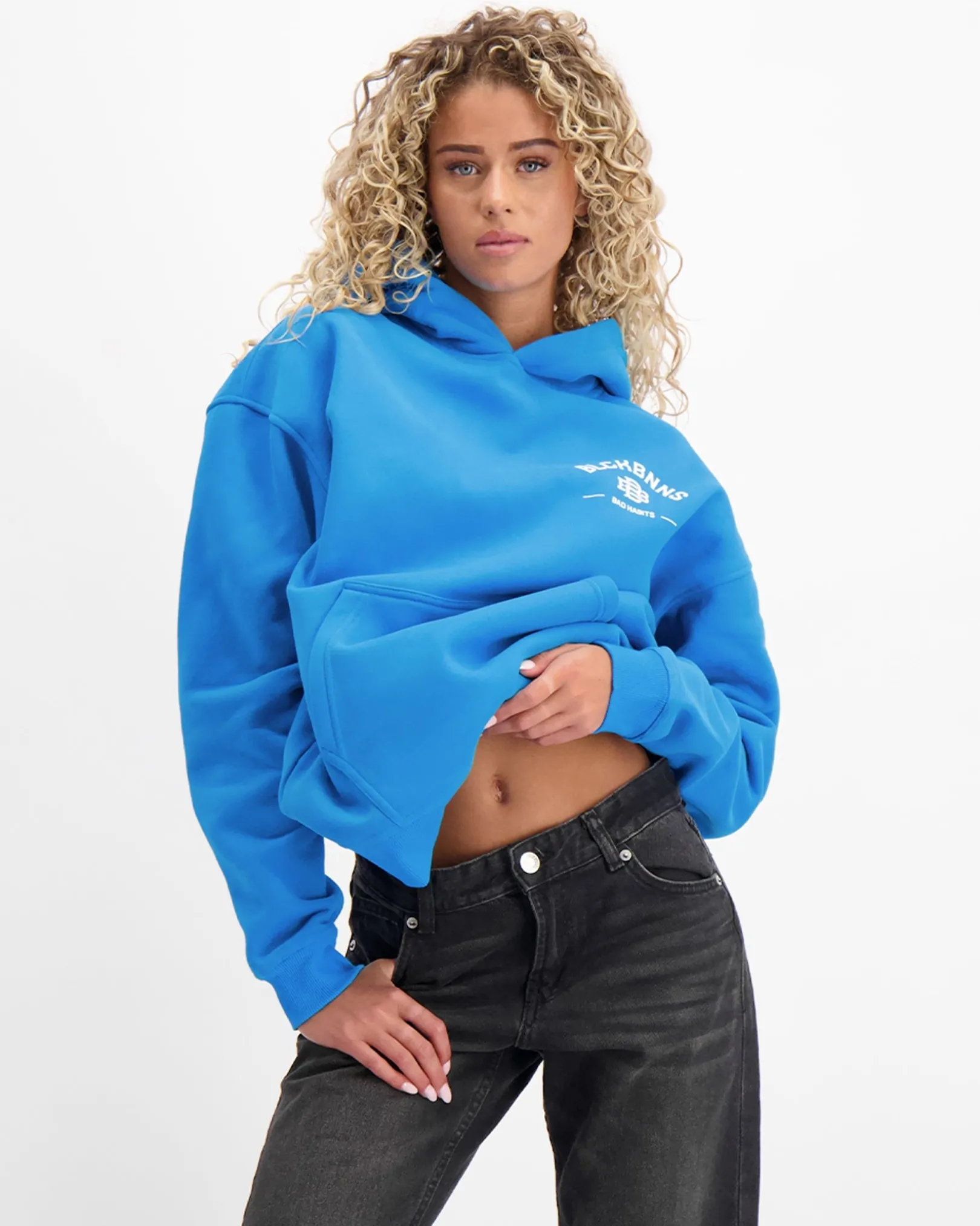 BAD HABITS HOODIE | Blauw
