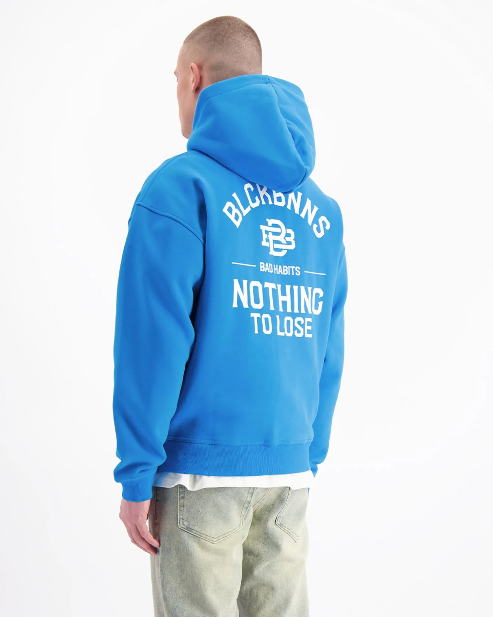 BAD HABITS HOODIE | Blauw