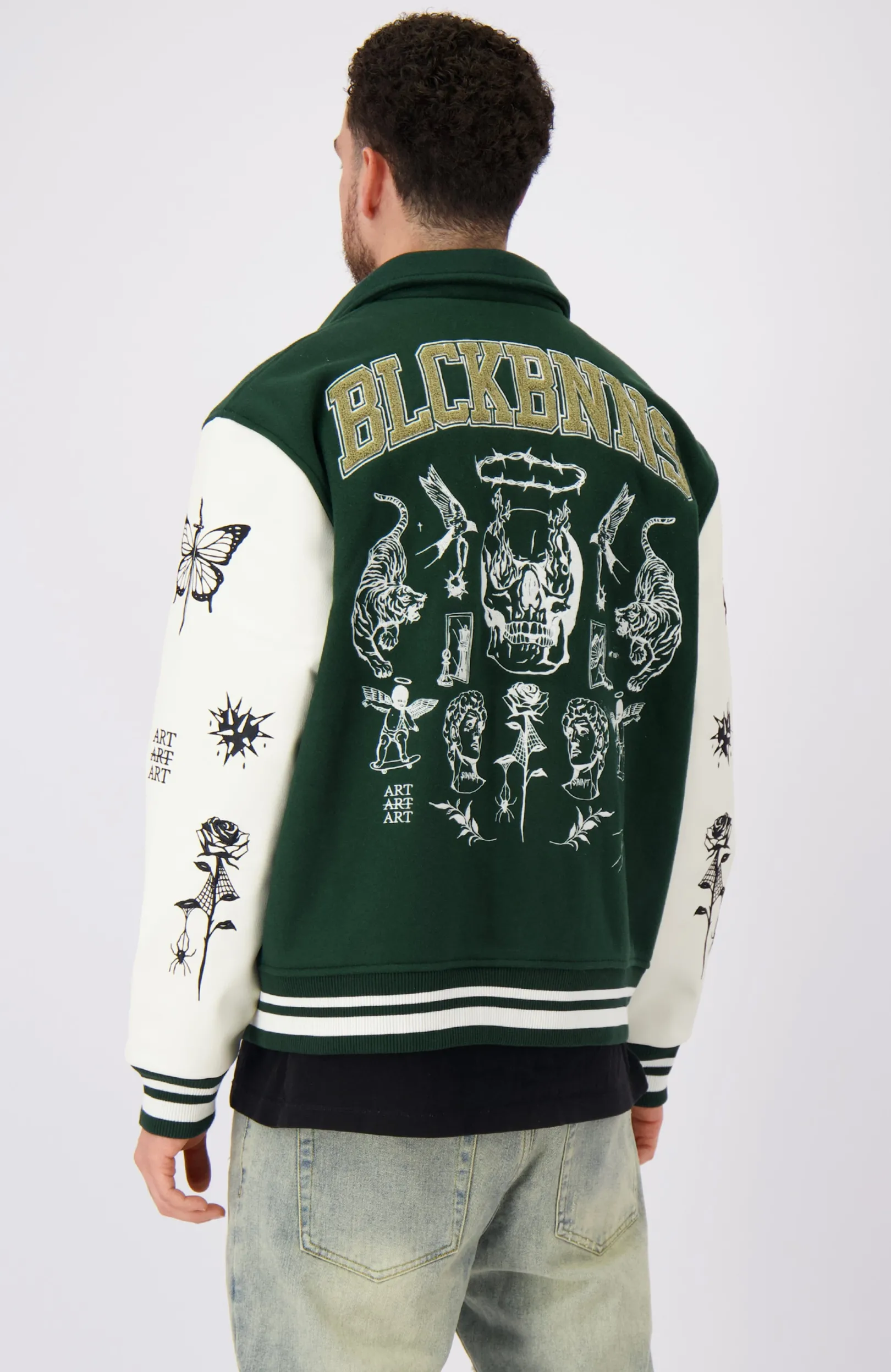 BB X DH VARSITY JACKET | Groen