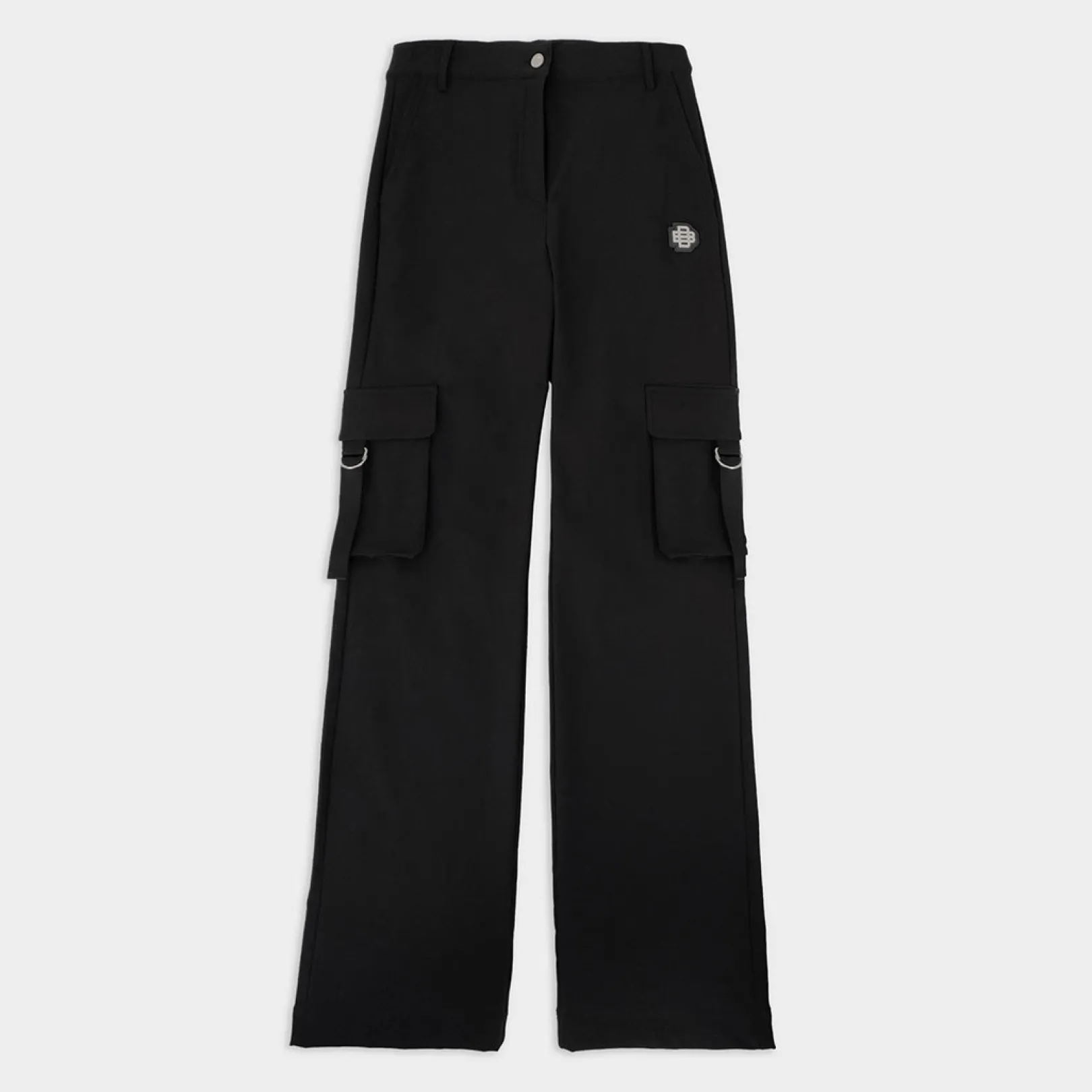 BELTED CARGO broek | Zwart