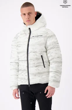 BLOCK FREEZE PUFFER JACKET | Wit