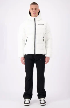 BLOCK FREEZE PUFFER JACKET | Wit
