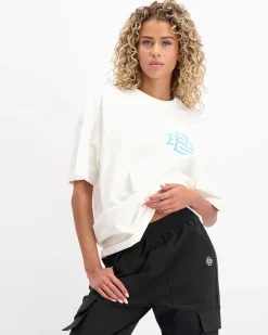 BLOCK MONOGRAM T-SHIRT | Wit
