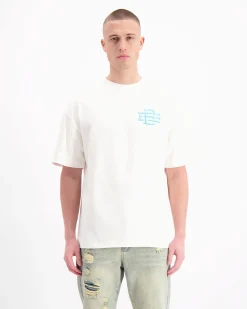 BLOCK MONOGRAM T-SHIRT | Wit