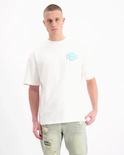 BLOCK MONOGRAM T-SHIRT | Wit