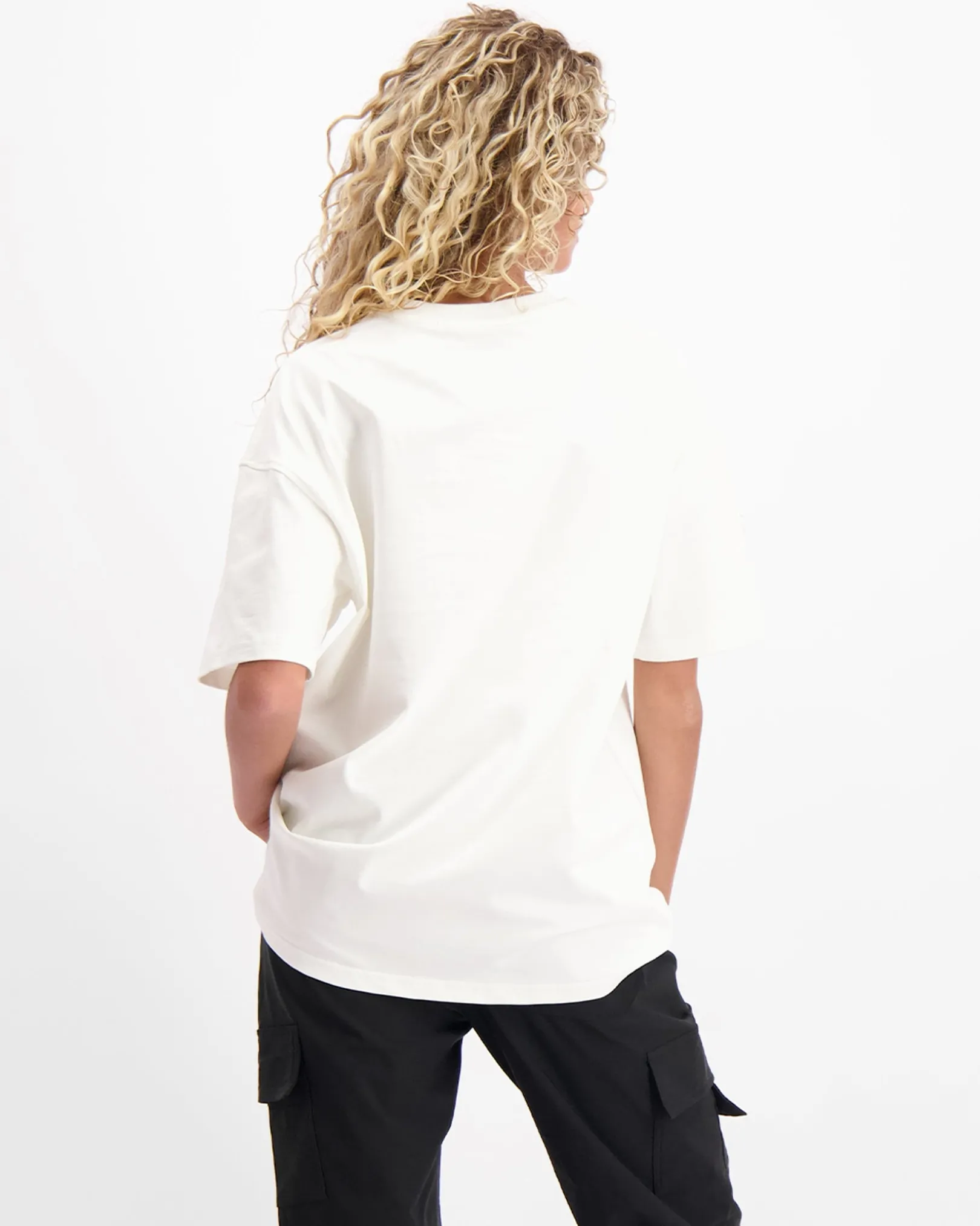 BLOCK MONOGRAM T-SHIRT | Wit