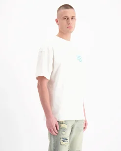 BLOCK MONOGRAM T-SHIRT | Wit