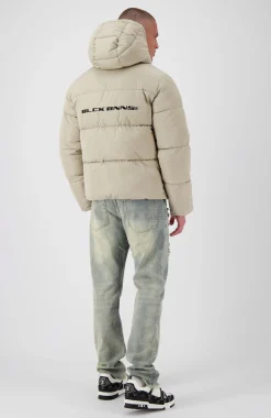 BLOCK PUFFER JACKET | Zand