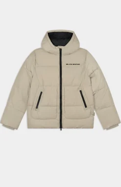 BLOCK PUFFER JACKET | Zand