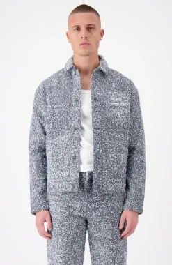 BOUCLE CARPENTER JACKET | Blauw