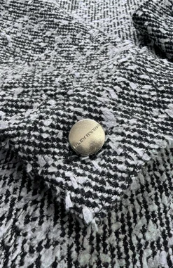 BOUCLE CARPENTER JACKET | Blauw