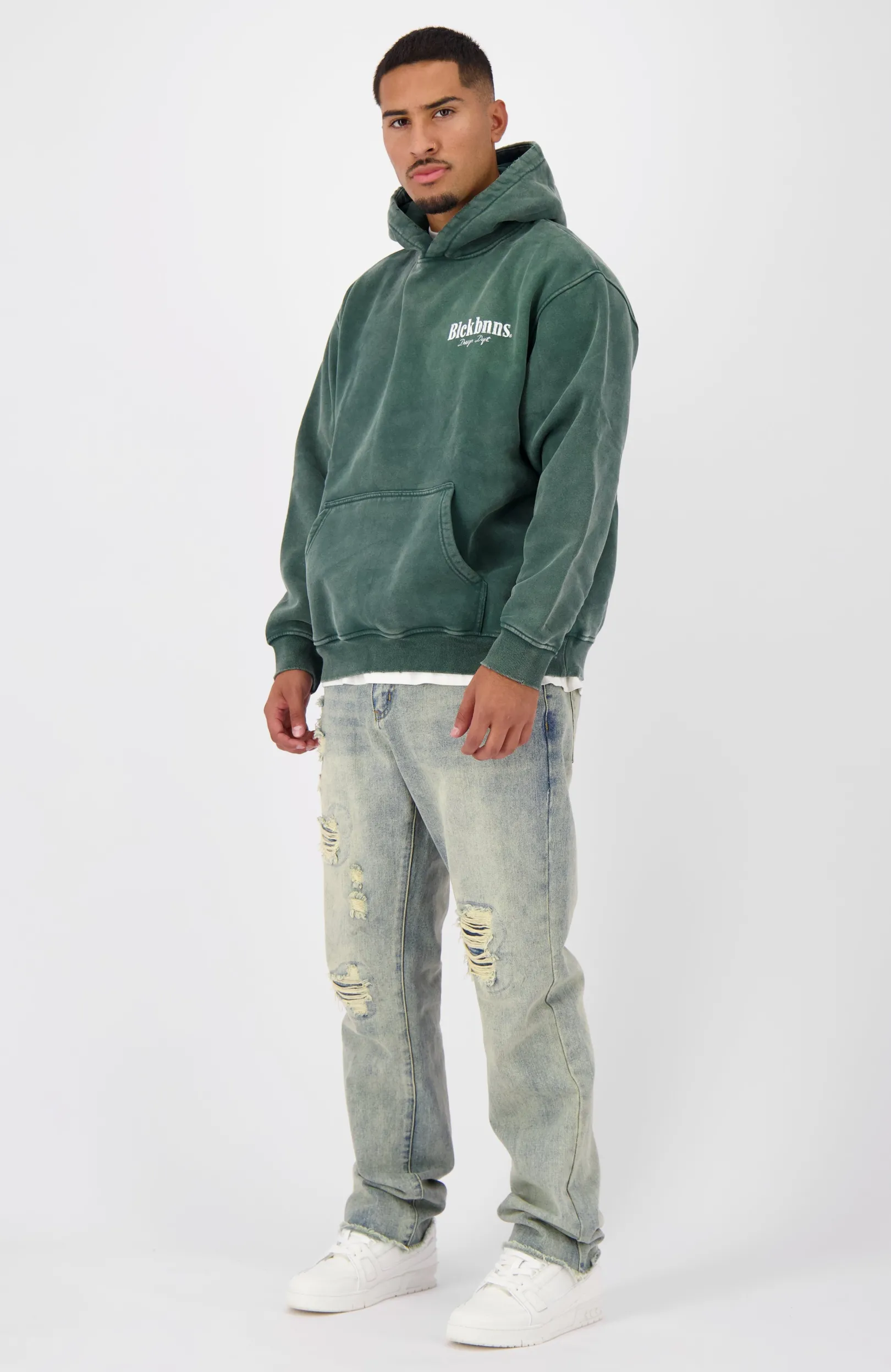 BRUSH HOODIE | Groen