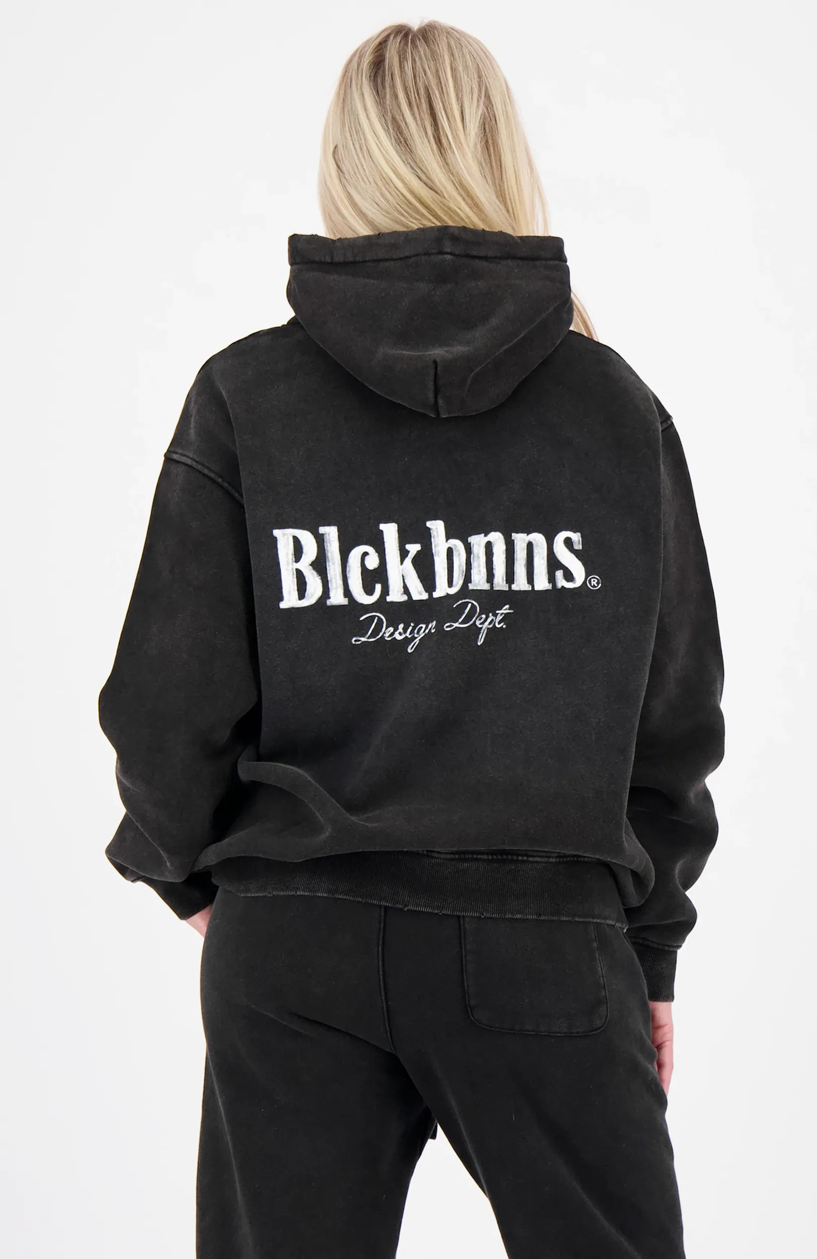 BRUSH HOODIE | Zwart