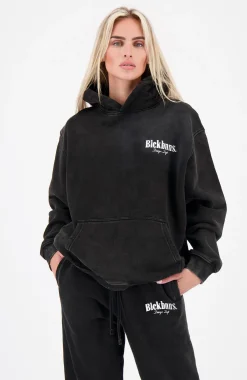 BRUSH HOODIE | Zwart