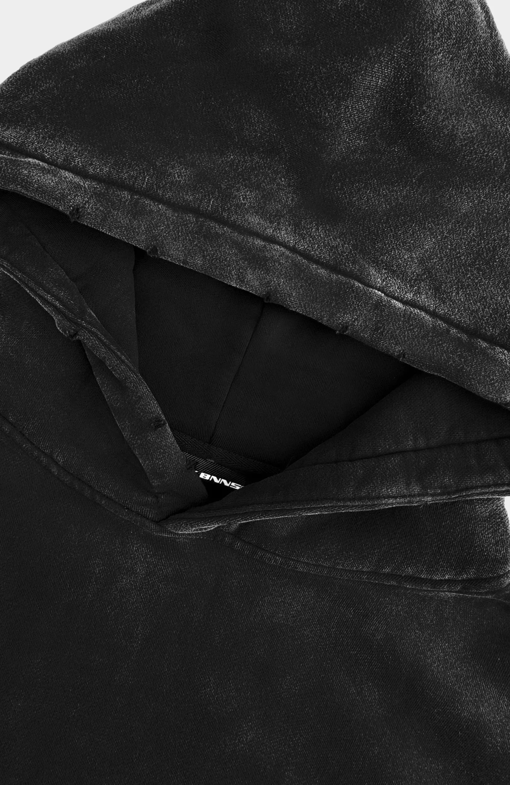 BRUSH HOODIE | Zwart