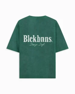 BRUSH T-SHIRT | Donkergroen
