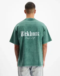 BRUSH T-SHIRT | Donkergroen