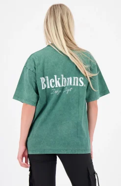 BRUSH T-SHIRT | Donkergroen