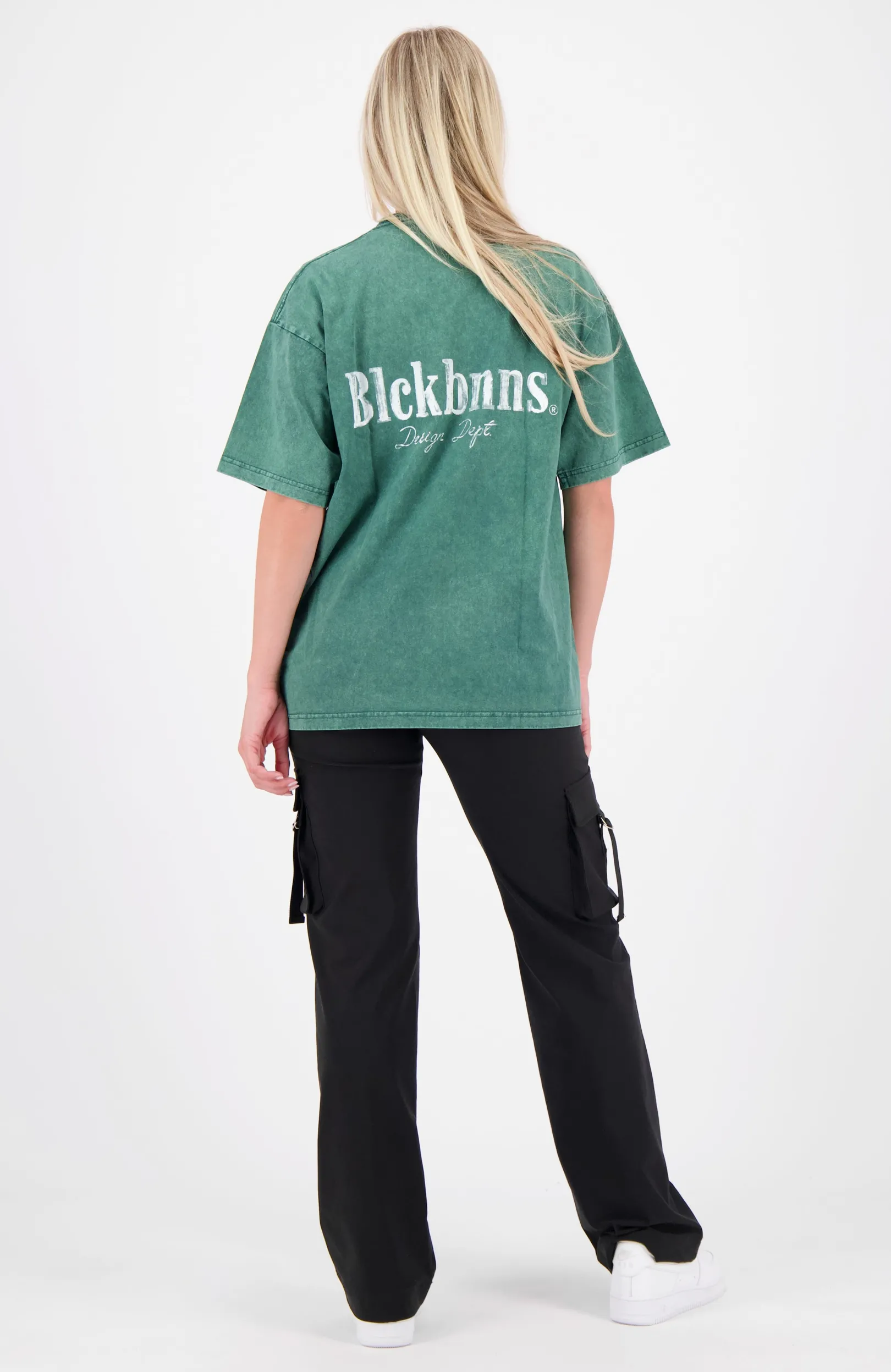 BRUSH T-SHIRT | Donkergroen