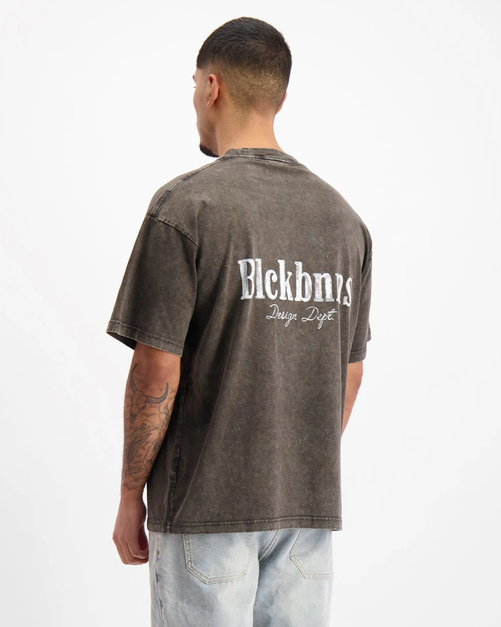 BRUSH T-SHIRT | Grijs