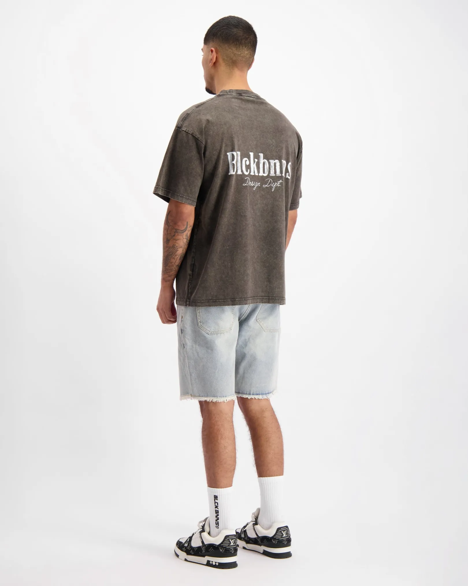 BRUSH T-SHIRT | Grijs