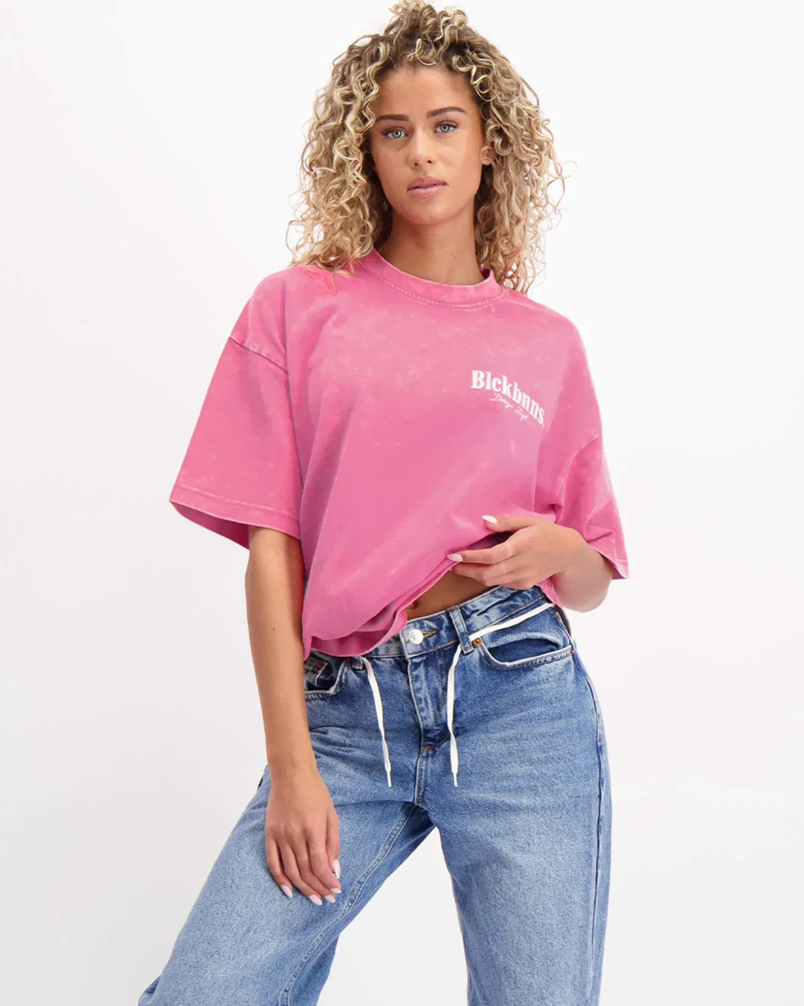 BRUSH T-SHIRT | Roze