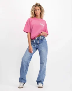 BRUSH T-SHIRT | Roze