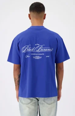 CALLIGRAPHY T-SHIRT | Kobaltblauw