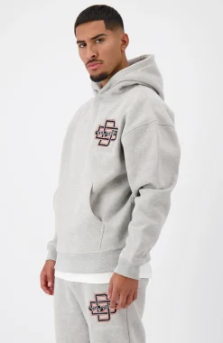 CITY HOODIE | Grijs gemêleerd