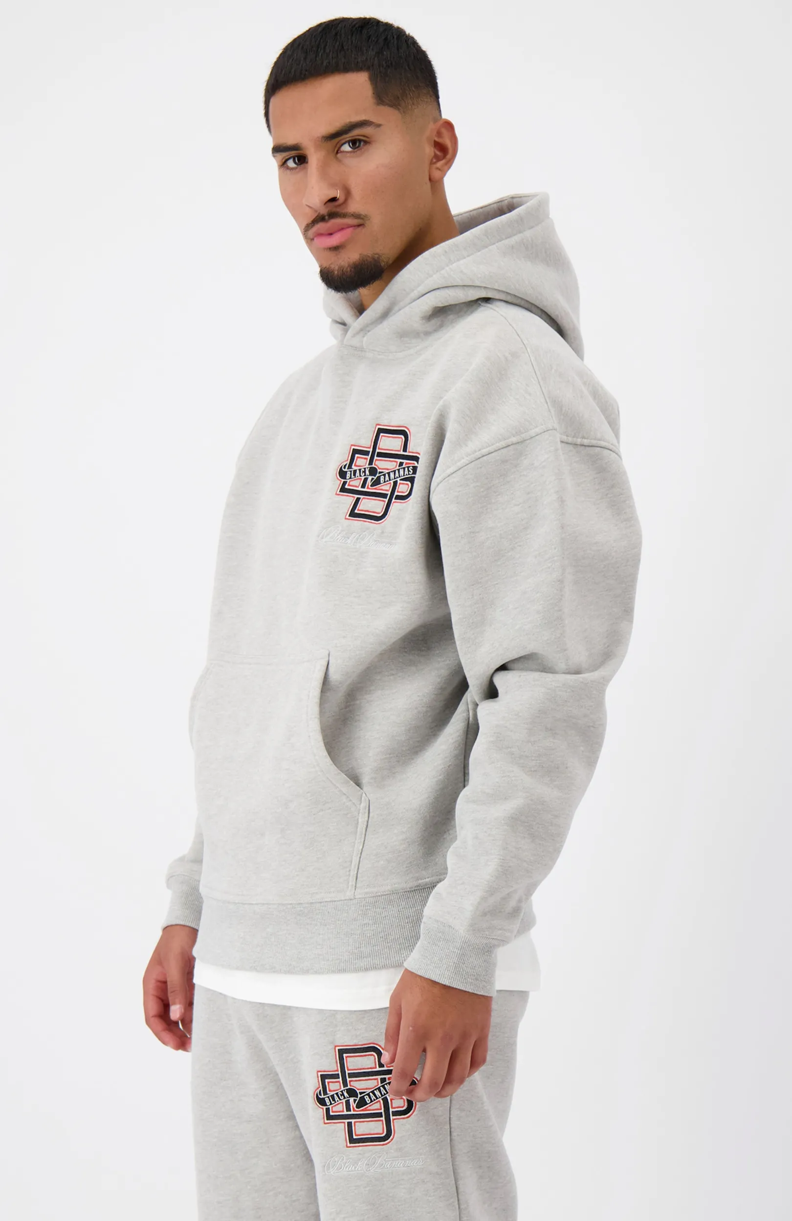 CITY HOODIE | Grijs gemêleerd
