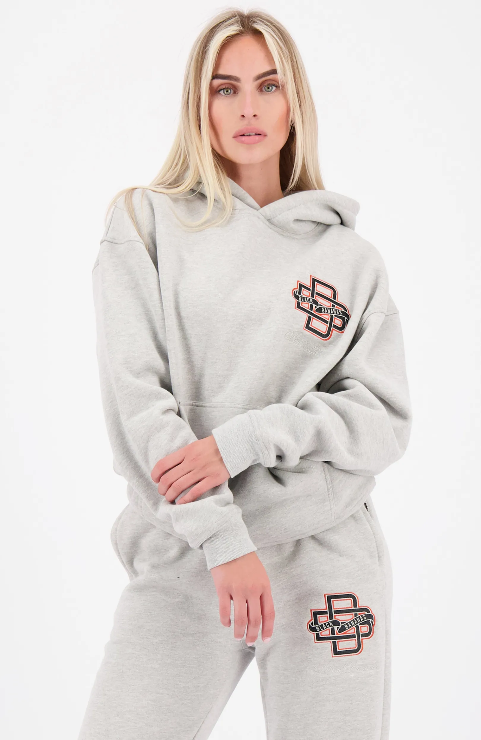 CITY HOODIE | Grijs gemêleerd