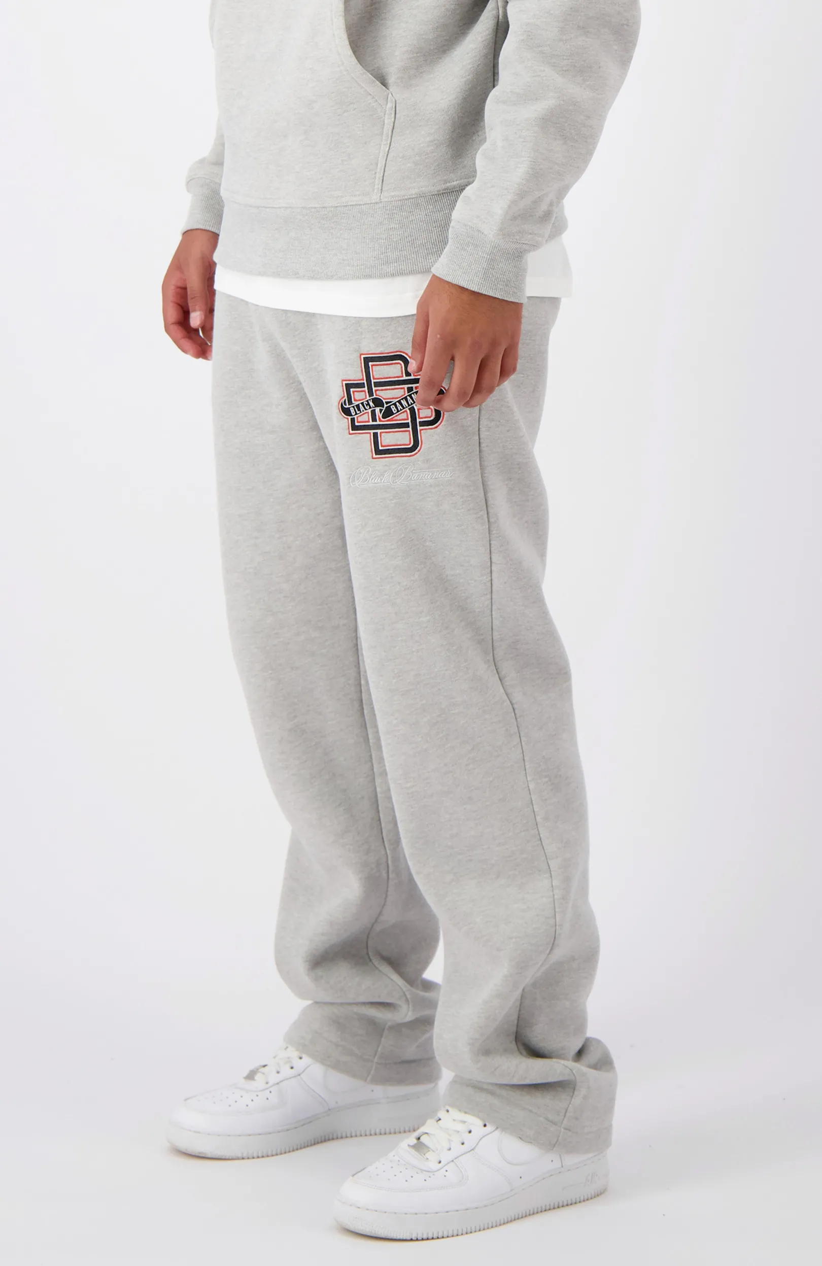 CITY SWEATPANTS | Grijs gemêleerd