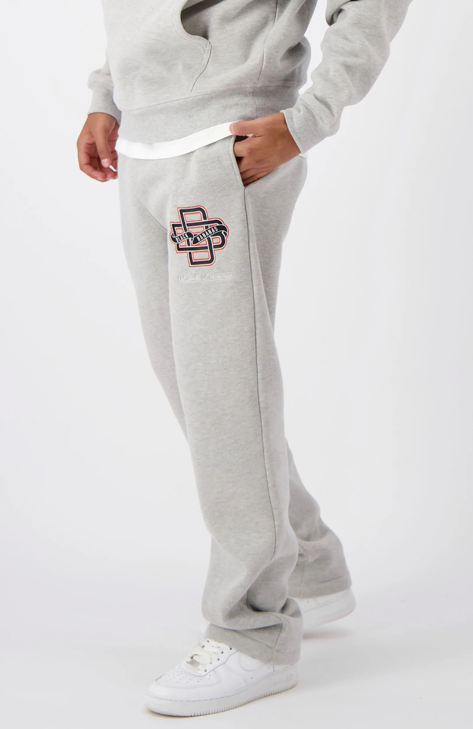 CITY SWEATPANTS | Grijs gemêleerd