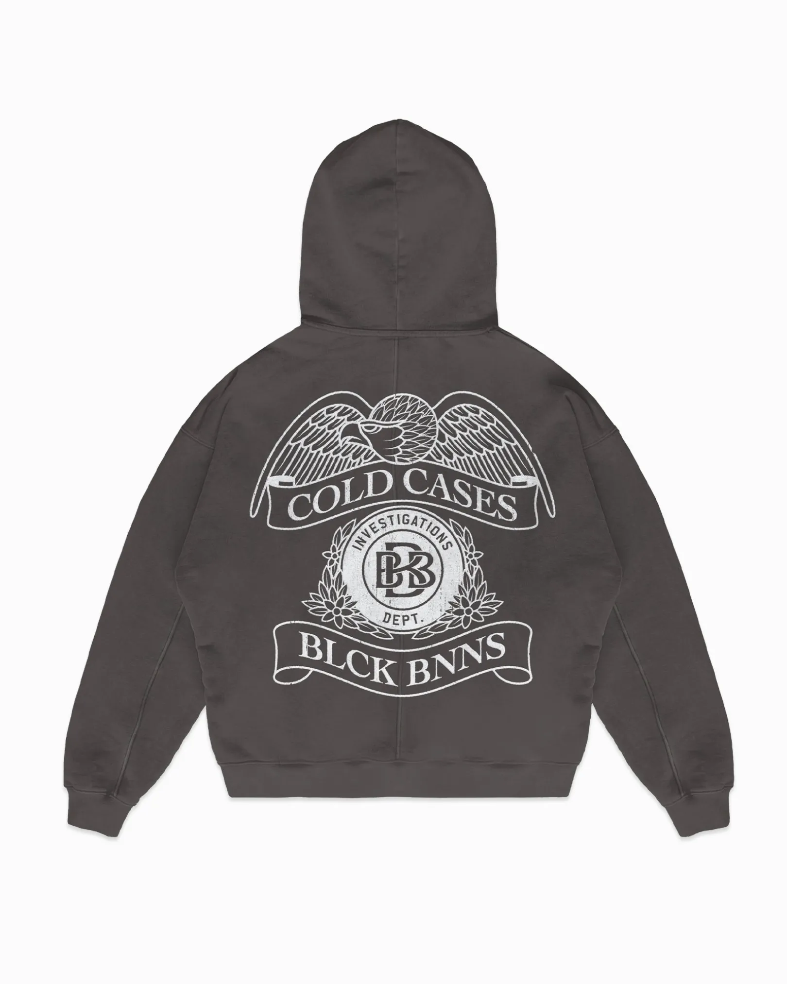 COLD CASES GEWASTE HOODIE | Grijs