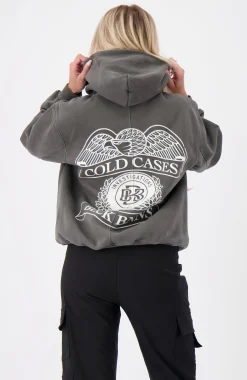 COLD CASES GEWASTE HOODIE | Grijs