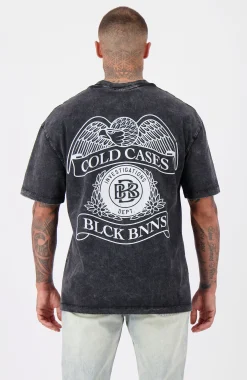 COLD CASES T-SHIRT | Zwart