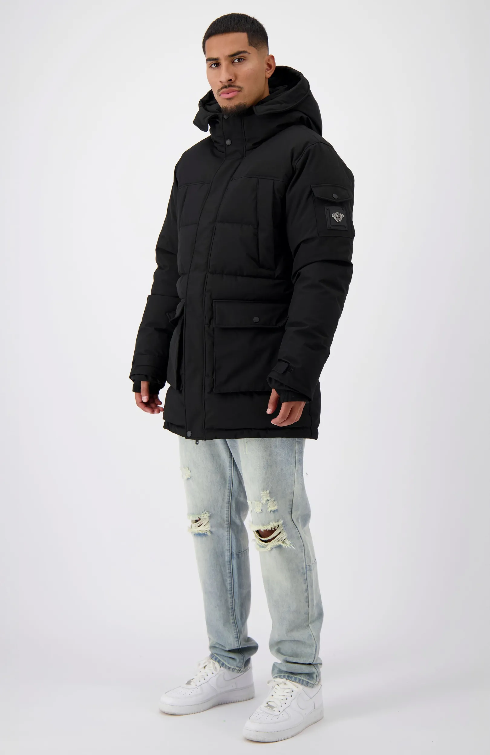 COMMANDER PARKA JACKET | Zwart