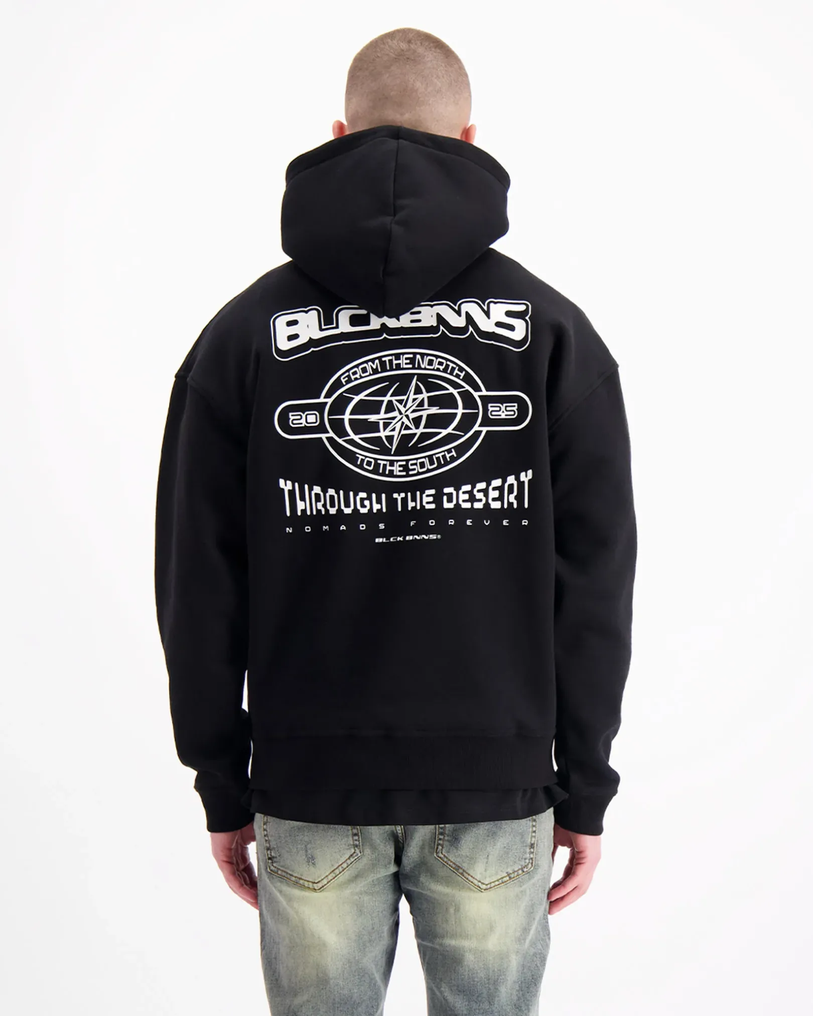 COMPASS HOODIE | Zwart