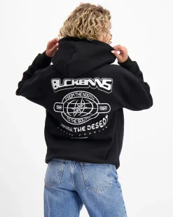 COMPASS HOODIE | Zwart