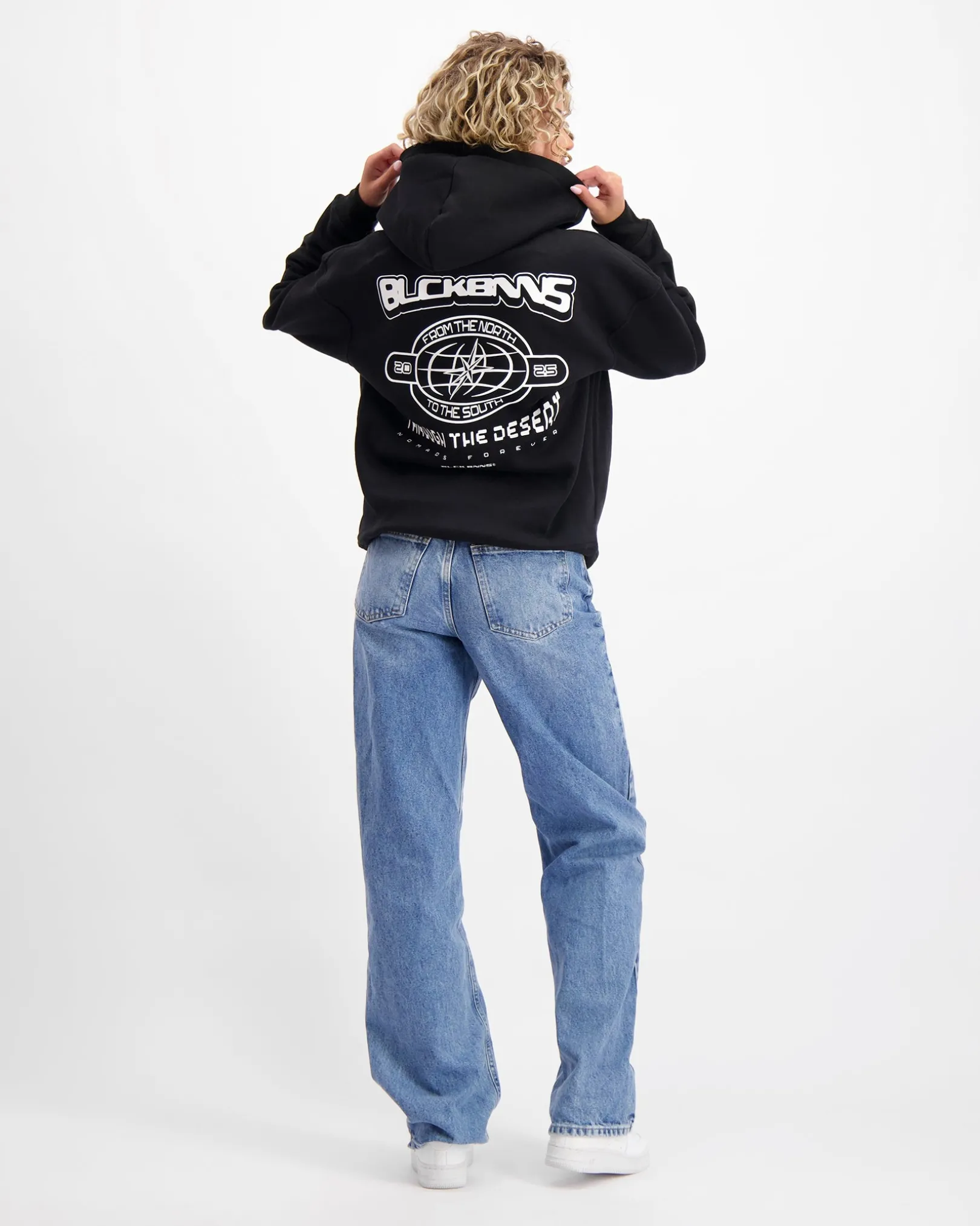 COMPASS HOODIE | Zwart