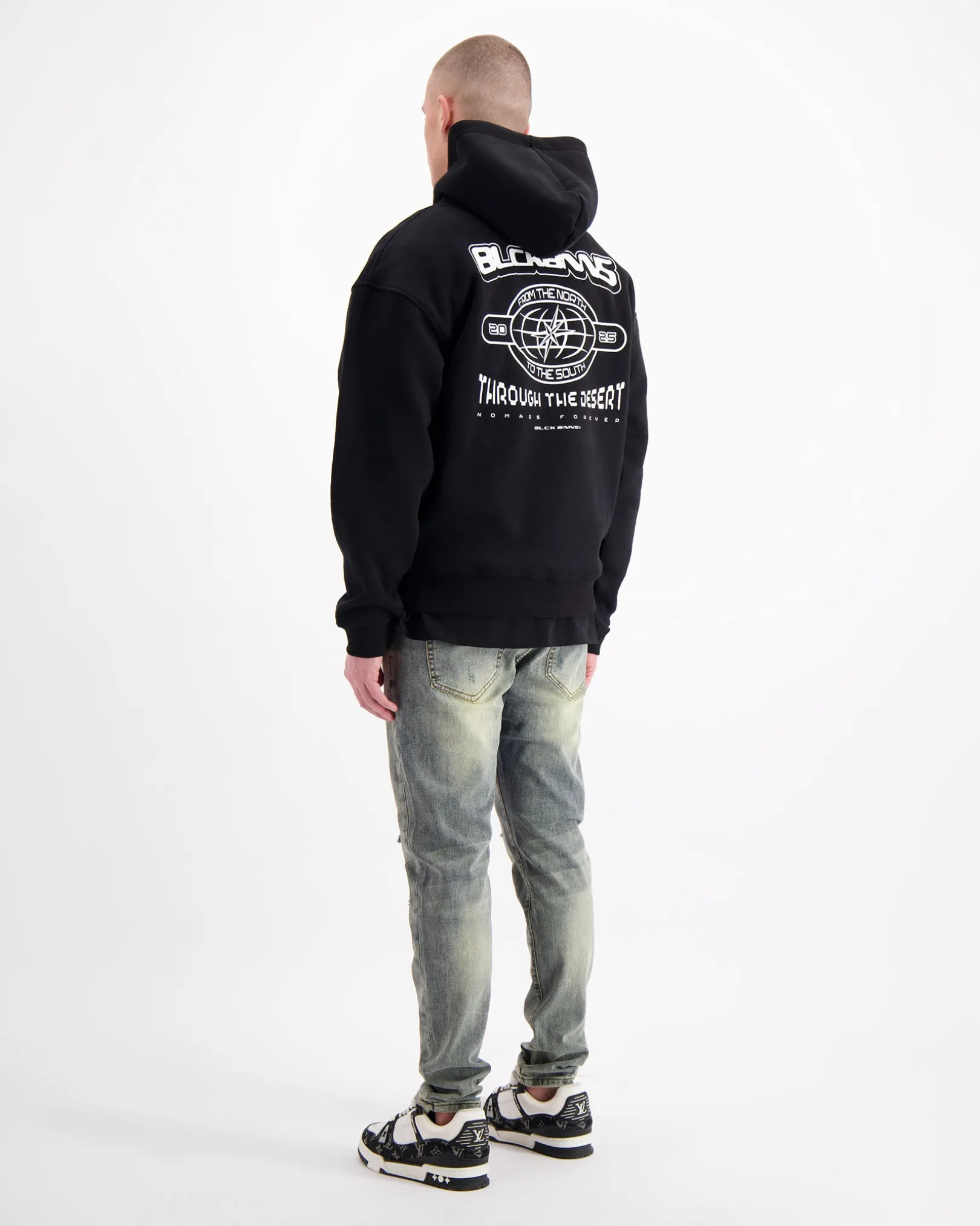 COMPASS HOODIE | Zwart