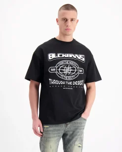 COMPASS T-SHIRT | Zwart