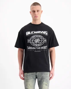 COMPASS T-SHIRT | Zwart