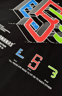DECONSTRUCTION T-SHIRT | Zwart