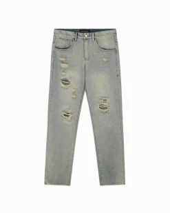 DISTRESSED DENIM | Blauw