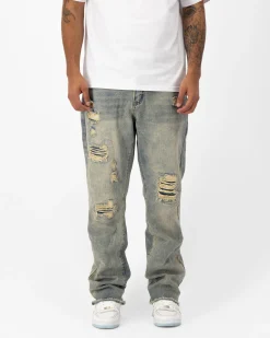 DISTRESSED DENIM | Blauw