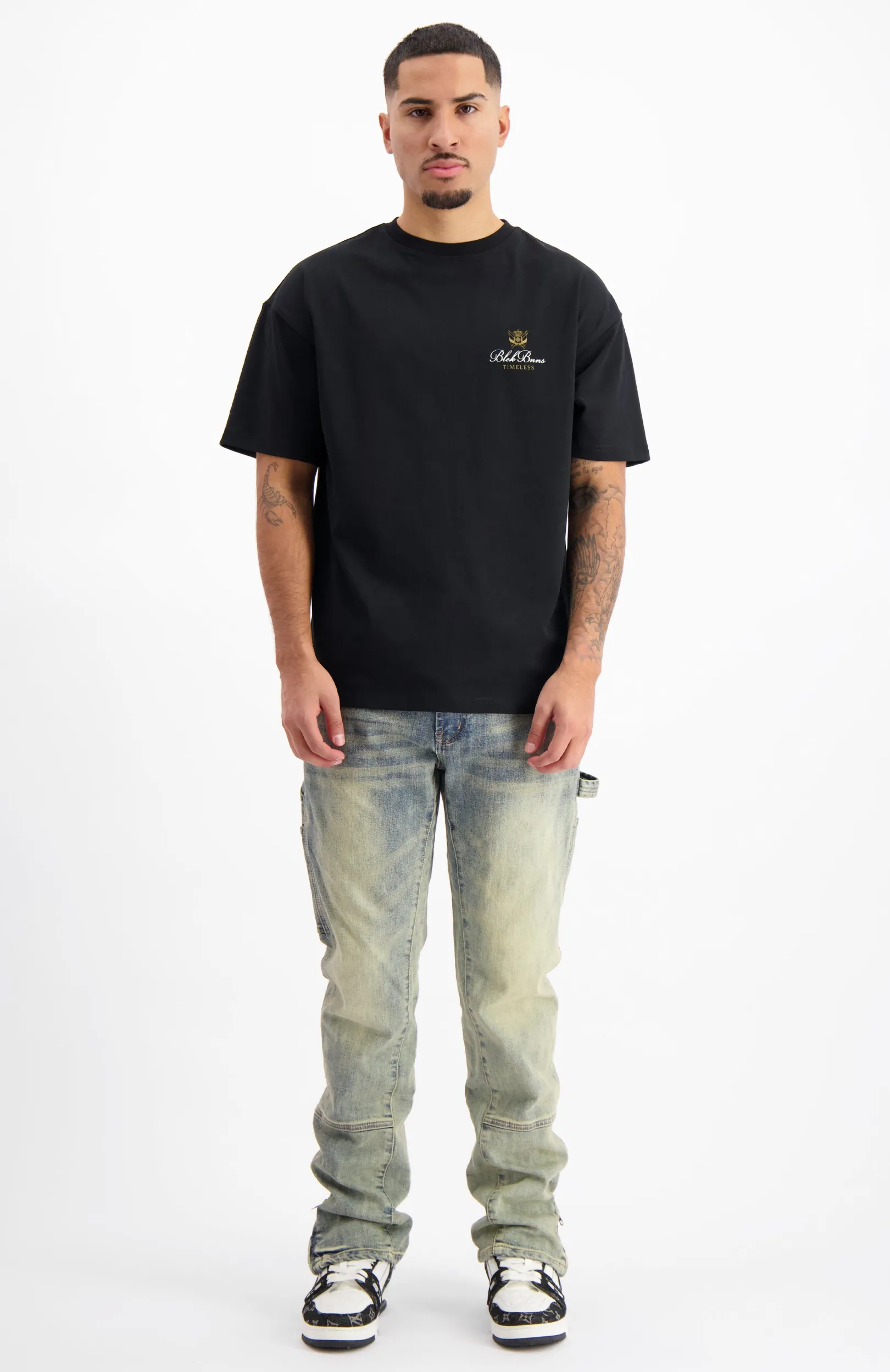 GEEN TIJD T-SHIRT | Zwart