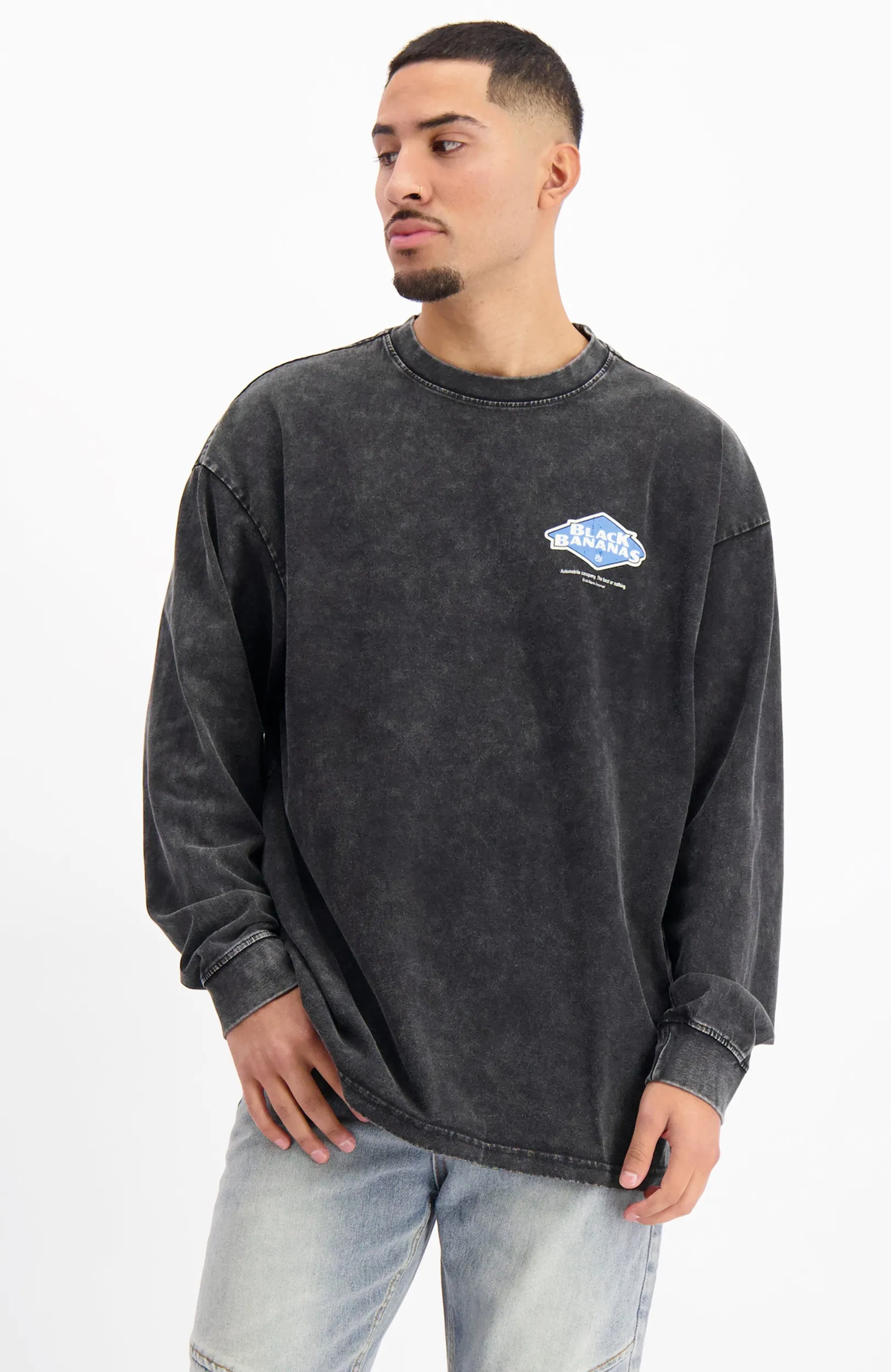GEWICHT LONGSLEEVE | Zwart